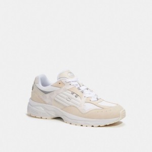 Men's COACH C301 Sneakers White | 76102RSNI