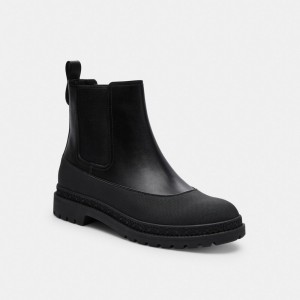Men's COACH Carver Boots Black | 17309YCRQ