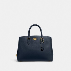 Women's COACH Brooke Carryall Tote Bags Blue | 31498VXWH