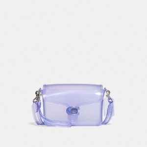 Women's COACH Jelly Tabby Crossbody Bags Silver / Light Purple | 98412KXEW