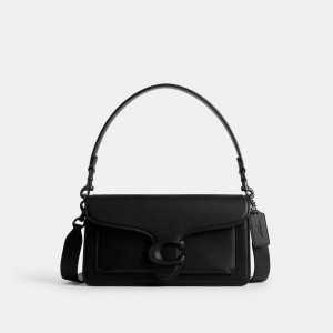 Women's COACH Tabby 26 Shoulder Bags Black / Black | 75462WXFN