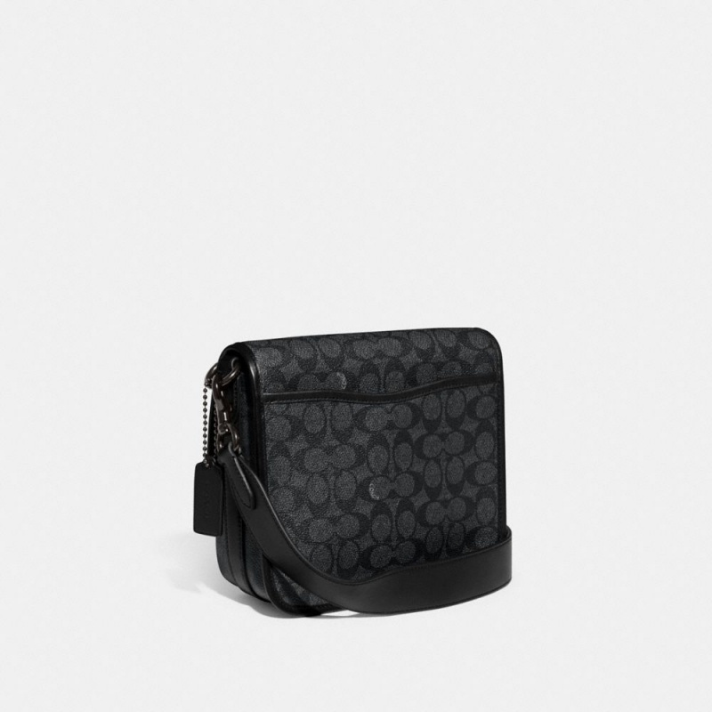Women's COACH Frankie Crossbody Bags Black | 63780LSEX