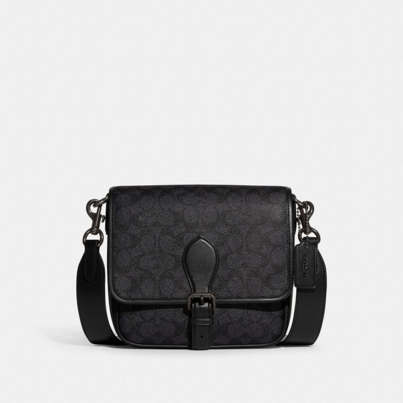 Women\'s COACH Frankie Crossbody Bags Black | 63780LSEX